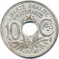 10 centimes Lindauer - Zinc - Grand module