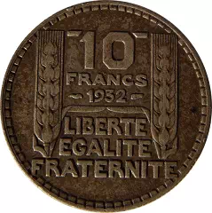 10 francs Turin argent