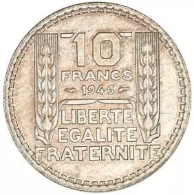 10 francs Turin grosse tete cupronickel