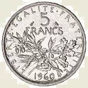 5 francs Semeuse Argent