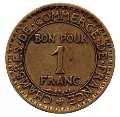 1 franc bon du commerce