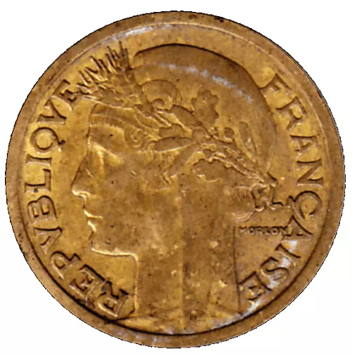 1 franc Morlon - Bronze-alu