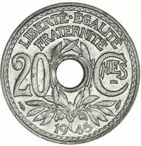 20 centimes Lindauer Zinc