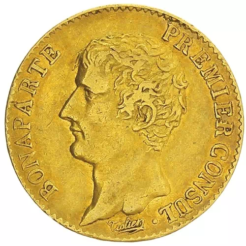 20 francs Bonaparte avers