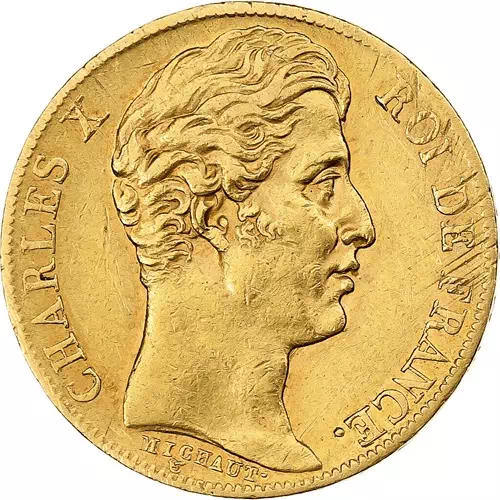 20 francs Charles X avers