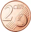 2 centimes face communne