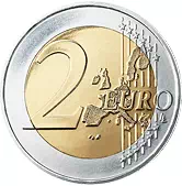 2 euros face communne