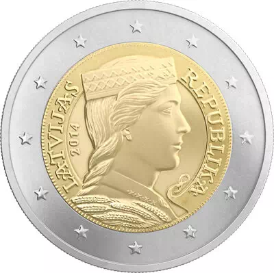 2 Euros Lettonie