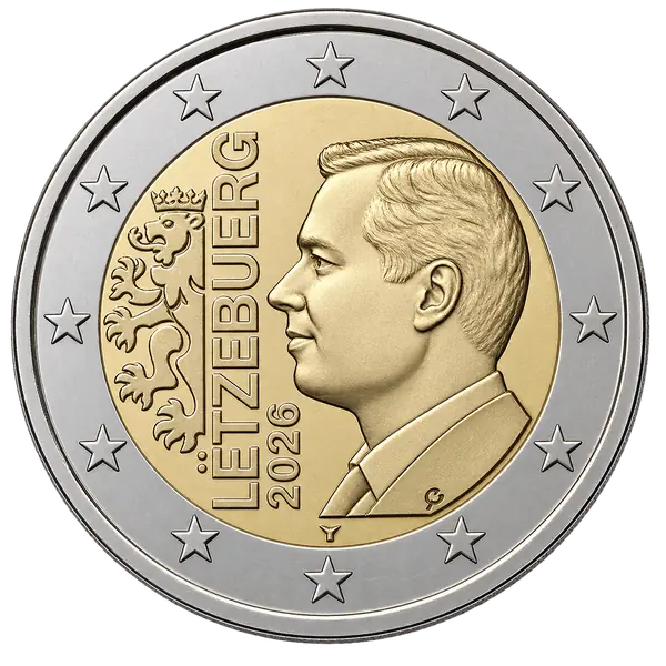 2 euros Luxembourg – Guillaume