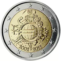 2 euros commémorative Belgique 2012