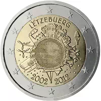 2 euros commémorative Luxembourg 2012