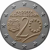 2 euros commémorative Andorre 2014