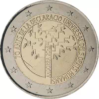 2 euros commémorative Andorre 2018