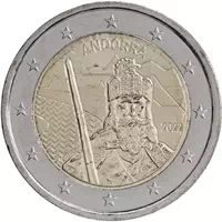 2 euros commémorative Andorre 2022
