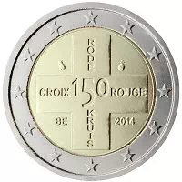 2 euros commémorative Belgique 2014