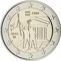 2 euros commémorative Belgique 2018