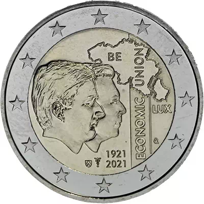 2 euros commémorative Belgique 2021
