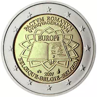 2 euros commémorative Belgique 2007