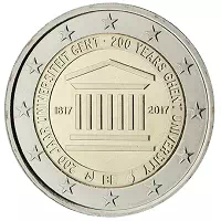 2 euros commémorative Belgique 2017