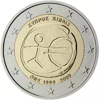 2 euros commémorative Chypre 2009