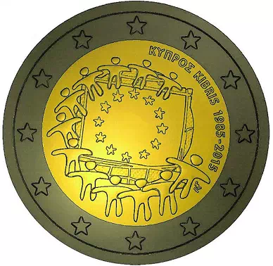 2 euros commémorative Chypre 2015