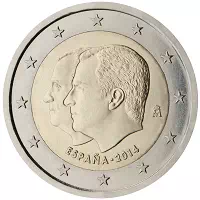2 euros commémorative Espagne 2014