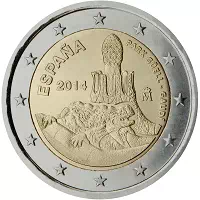 2 euros commémorative Espagne 2014