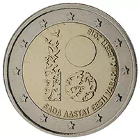 2 euros commémorative Estonie 2018