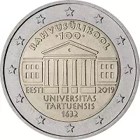 2 euros commémorative Estonie 2019