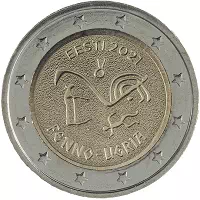 2 euros commémorative Estonie 2021