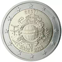 2 euros commémorative Estonie 2012