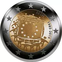 2 euros commémorative Estonie 2015