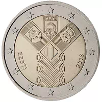 2 euros commémorative Estonie 2018