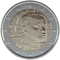 2 euros commémorative Finlande 2020