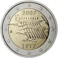 2 euros commémorative Finlande 2007