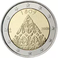 2 euros commémorative Finlande 2009