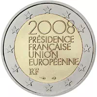 2 euros commémorative France 2008