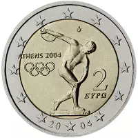 2 euros commémorative Grèce 2004