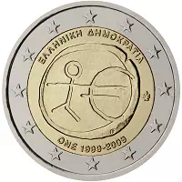 2 euros commémorative Grèce 2009