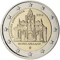 2 euros commémorative Grèce 2016