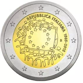 2 euros commémorative Italie 2015