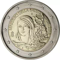 2 euros commémorative Italie 2018