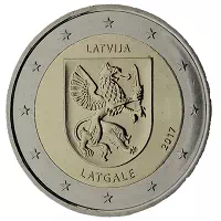 2 euros commémorative Lettonie 2017