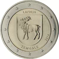 2 euros commémorative Lettonie 2018