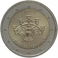 2 euros commémorative Lettonie 2020