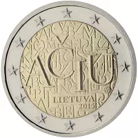 2 euros commémorative Lituanie 2015