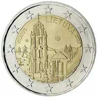 2 euros commémorative Lituanie 2017