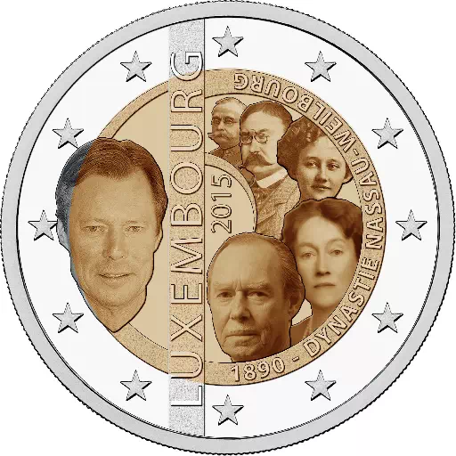 2 euros commémorative Luxembourg 2015