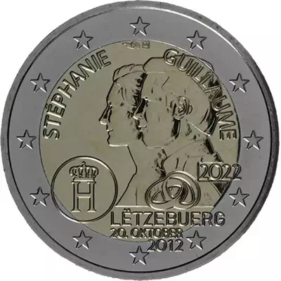 2 euros commémorative Luxembourg 2022