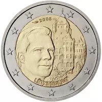 2 euros commémorative Luxembourg 2008